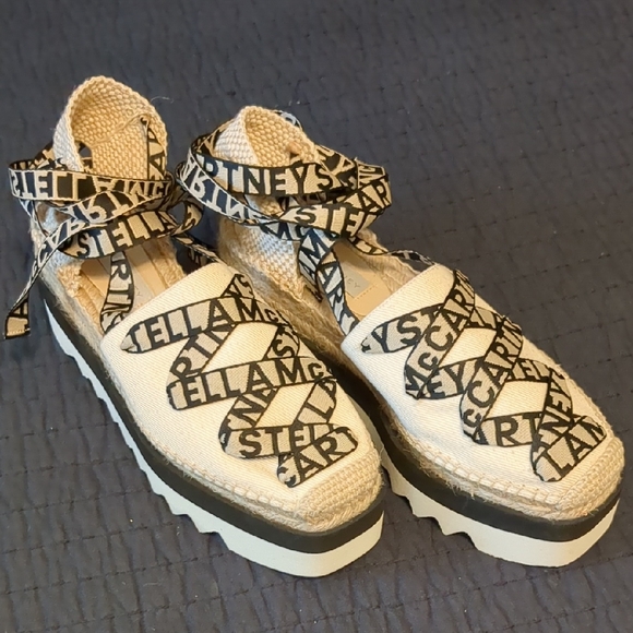 Stella McCartney Gaia Platform Espadrilles Sz. 40 - Picture 1 of 10